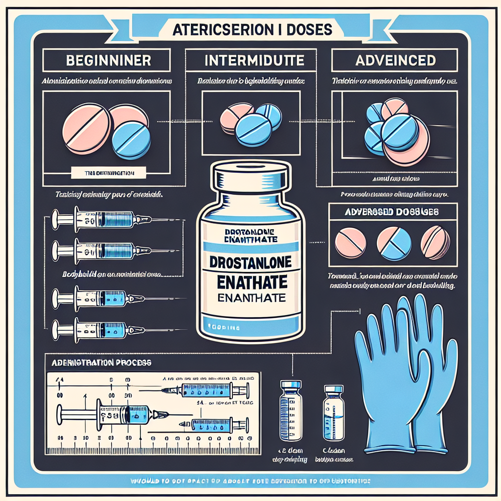 Dosages and administration of drostanolone enanthate