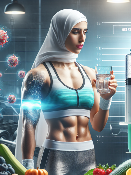 Using bactericidal water injections as a supplement in athletes' diet