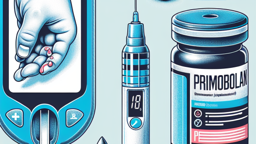 Blood glucose monitoring with primobolan
