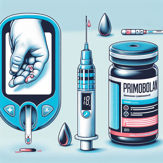 Blood glucose monitoring with primobolan