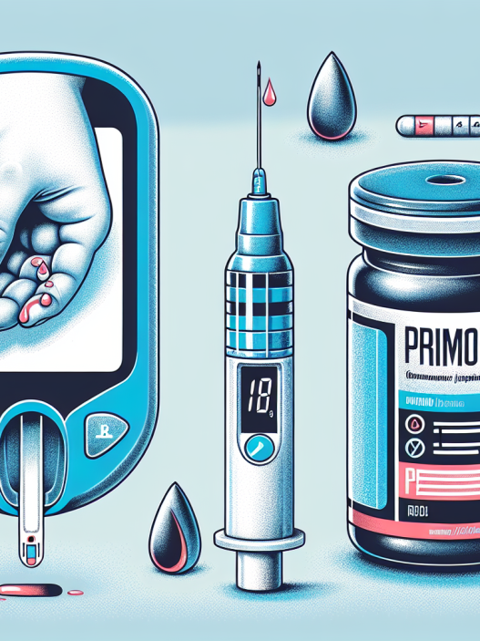 Blood glucose monitoring with primobolan
