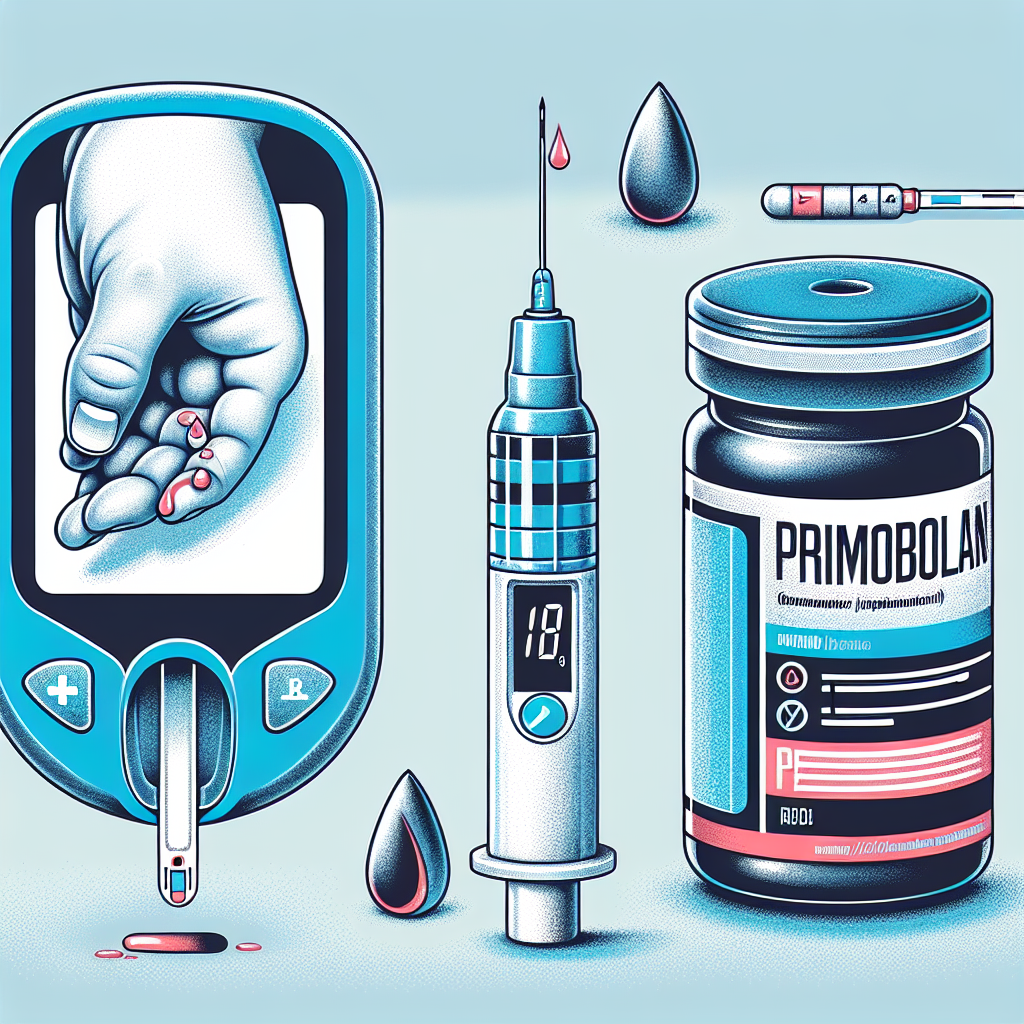 Blood glucose monitoring with primobolan