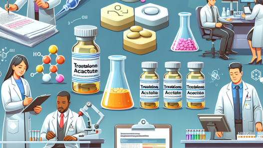 Clinical trials involving trestolone acetato