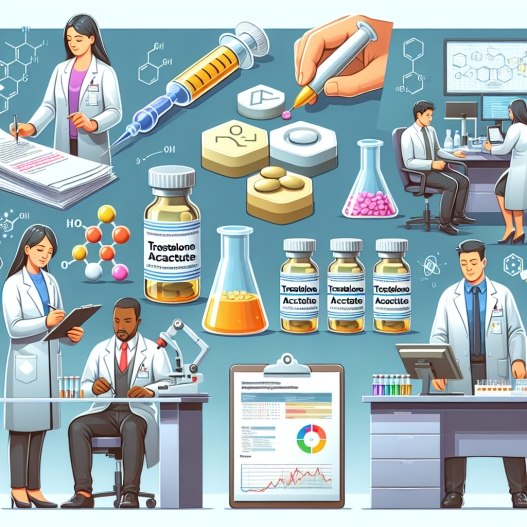 Clinical trials involving trestolone acetato