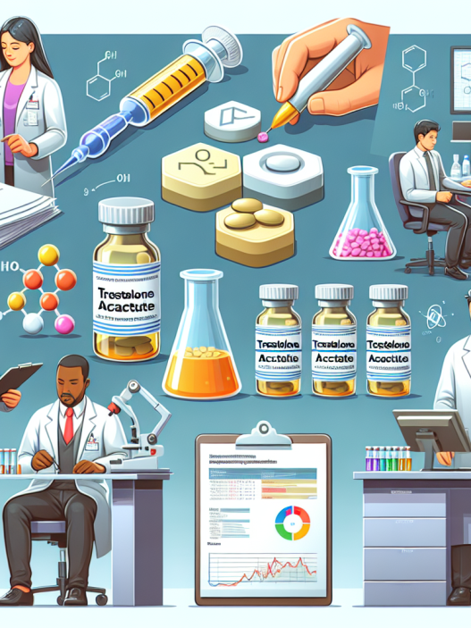 Clinical trials involving trestolone acetato