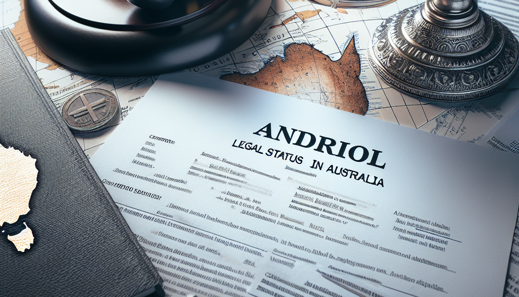 Legal status of andriol in australia