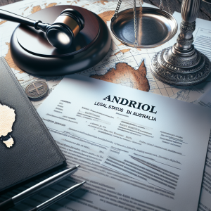 Legal status of andriol in australia