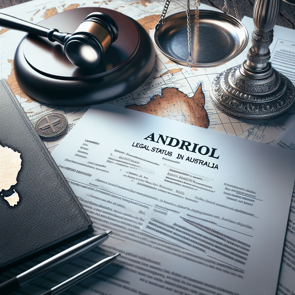 Legal status of andriol in australia